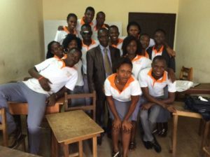La pause du cours de TCI CESA Koumassi Abidjan